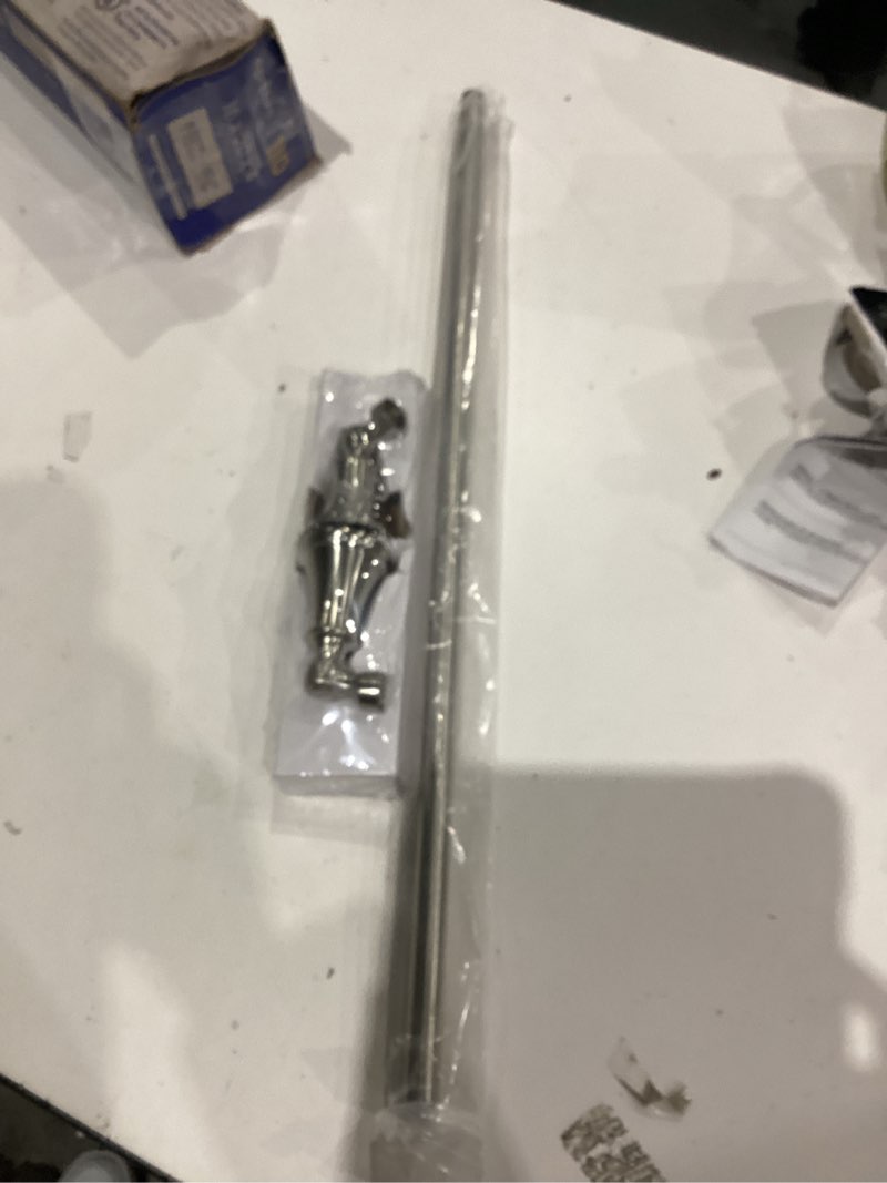 Condition photo showing As Is for DELTA FAUCET 73224-SS Woodhurst 24 in. Wall Mount Towel Bar Bath Hardware Accessory in Stainless Steel 24 Inch Brilliance Stainless Steel