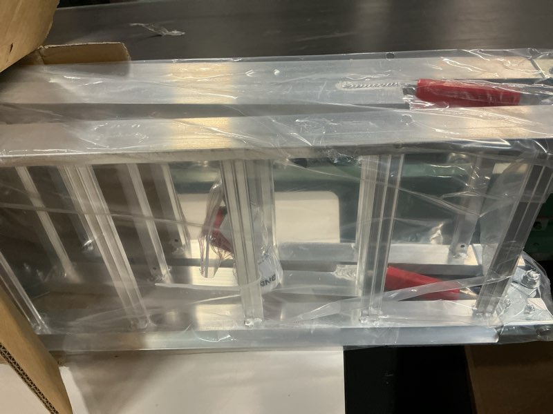 Condition photo showing New/Like New for DNA Motoring 78in Triple Foldable Aluminium Ramps for Pickup Trucks, 600lbs Capacity Versatile Loadi