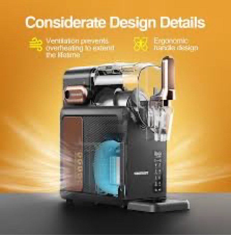 VIBOFROST Slushie Machine 9-in-1, 88oz Frozen Drink Maker with EvenChill Technology, Rapid Cooling&A