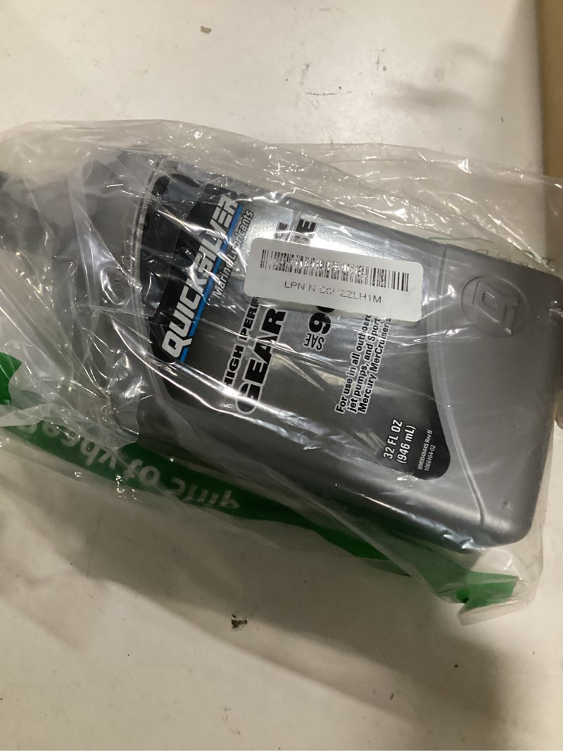 Condition photo showing Good Condition for quicksilver sae 90 high performance gear lube for outboards and sterndrives, 32 oz 32 fl oz lube