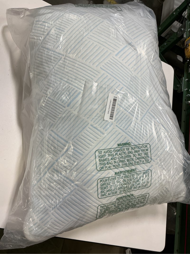 Condition photo showing As Is for Shredded Memory Foam Cooling Soft Bamboo Viscose Pillows King Set of 2, Adjustable Hypoallergenic Hotel Quality Pillows for Side, Back or Stomach Sleeper, Oeko-TEX Certified 2 - King