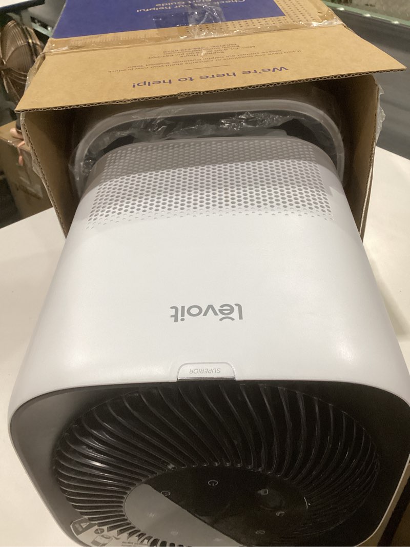 Condition photo showing As Is for levoit superior 6000s smart evaporative humidifiers for home whole house up to 3000ft², 6 gal, last 72-hour, premium filter, dry mode, wheels & water fill hose & foldable storage - quiet sleep mode evaporative humidifier 23l, not tested