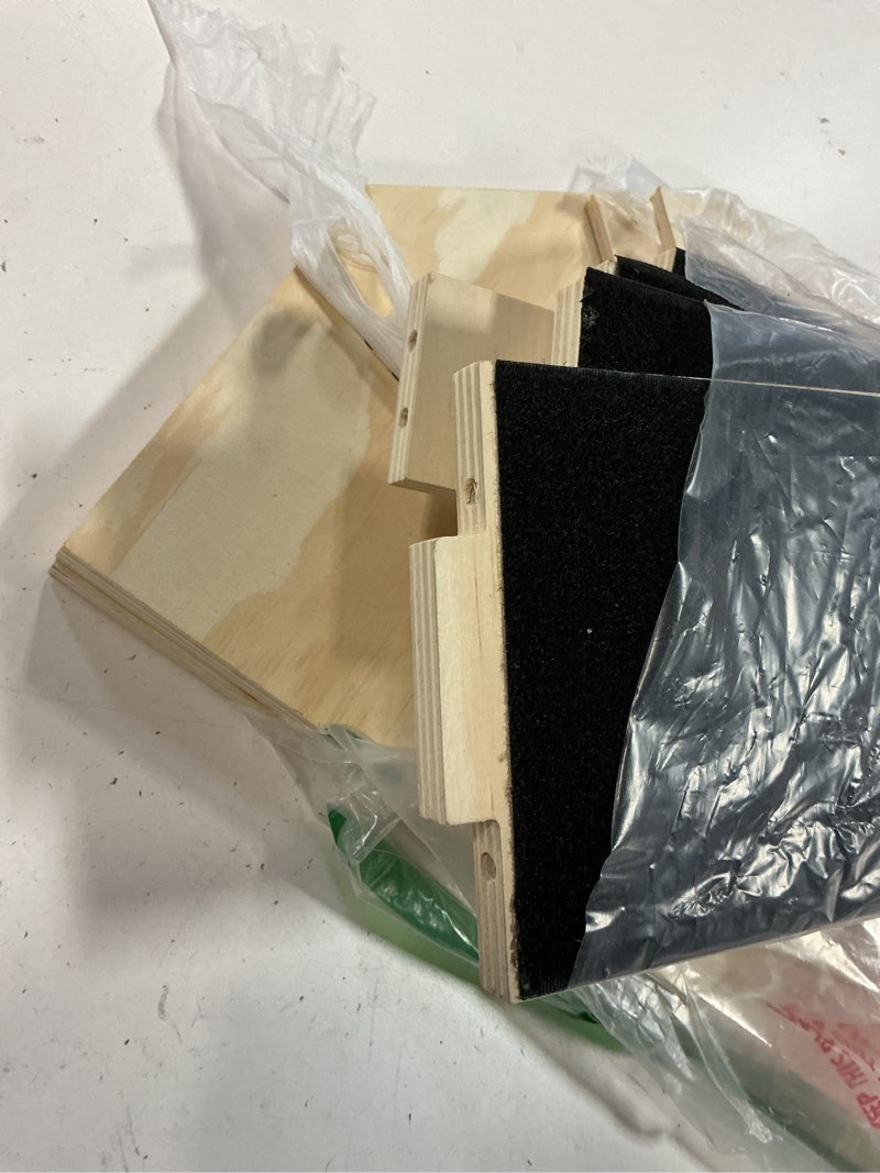 Condition photo showing As Is for Dog Stairs, Wooden 4-Step Dog Ramp for Small Medium Older Cat, Puppy Essentials Pet Step Ladder for High Bed Couch Car