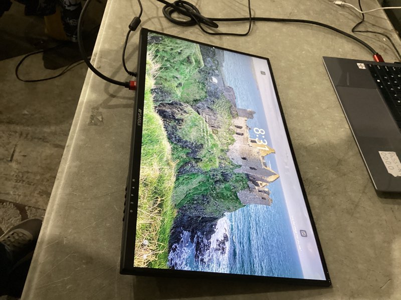 Condition photo showing Good Condition for sansui 22 inch 120hz monitor, fhd computer monitor 4000:1 contrast ratio with adaptive sync, hdr 100% srgb, hdmi x 2, vesa mount, eye care for home/office (es-22x3ah, one hdmi cable included).