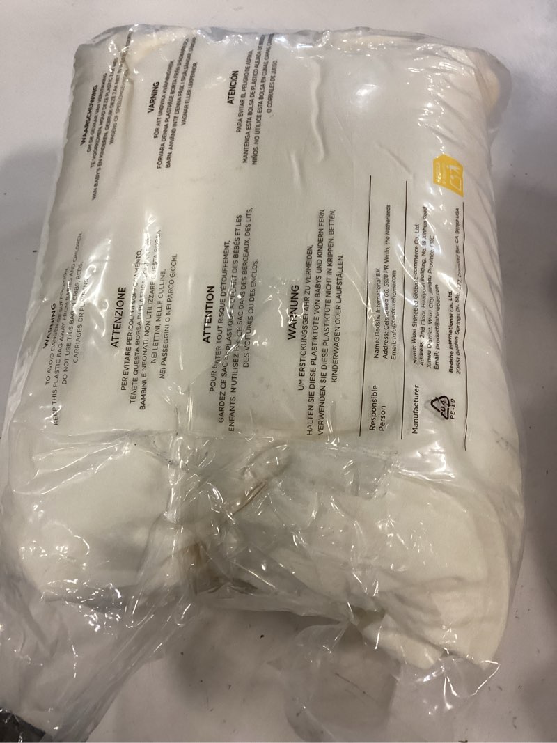 Condition photo showing Good Condition for bedsure deep pocket queen sheets set - fits mattresses up to 21 inches thick - 4 piece gentlesoft bed sheets, moisture wicking, soft & cooling bedsheet & pillowcases, easy & secure fit, ivory 14 - cream queen