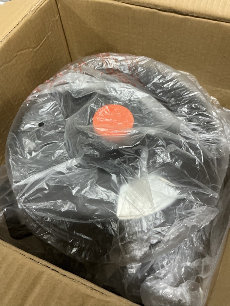 Condition photo showing Good Condition for NutriChef Electric Pressure Cooker 6 Quart Capacity | 9 Function Digital Countertop Pressure Cooker | Adjustable Time & Temperature | Cook, Bake, Steam, Broil, & Braise | 13.1 x 11.4 IN | Black