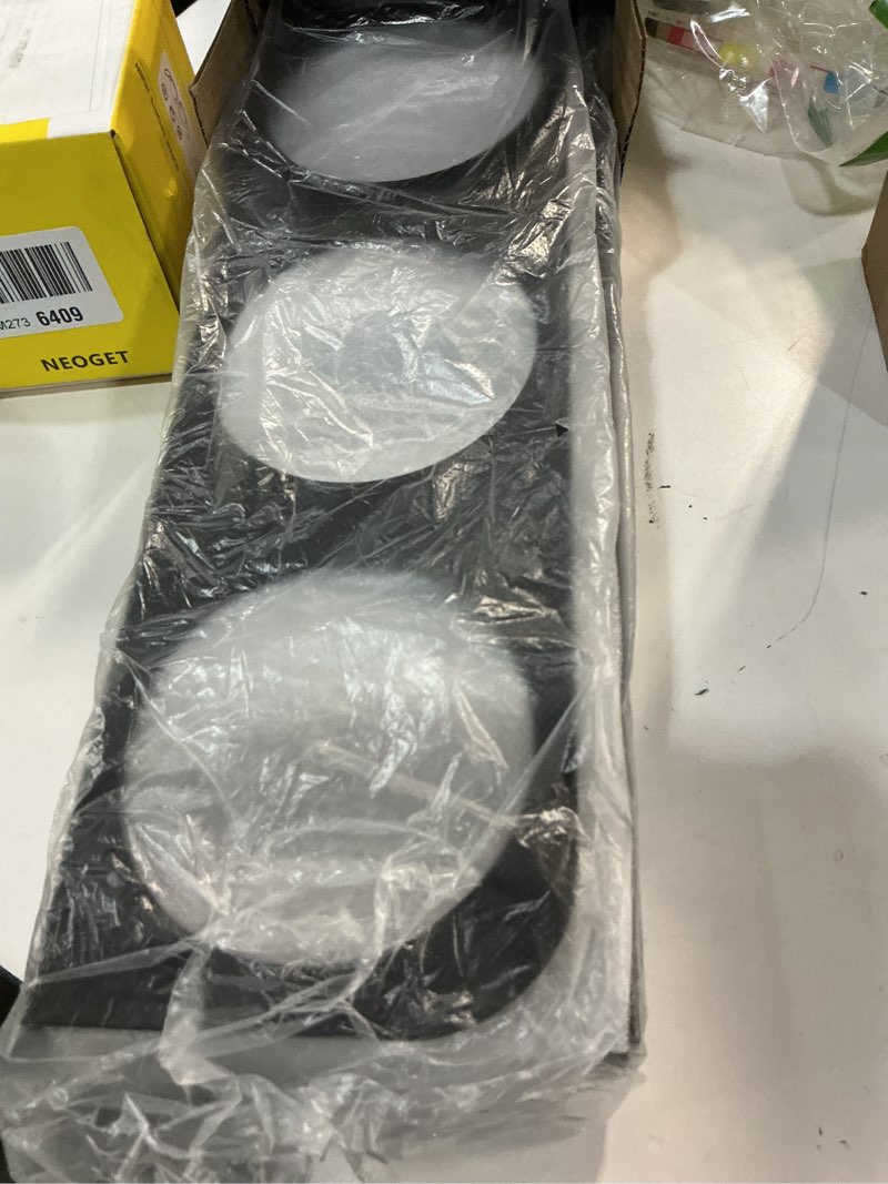 Condition photo showing Good Condition for Magnetic Stanley Cup Holder For Fridge, 4 Pack Water Bottle Organizer for 20 30 40 oz Stanley Tumbler, with Straw & Lid Holder, Stanley Cup Accessories for Kitchen, Spice Jars (Black)? Magnetic Base Type