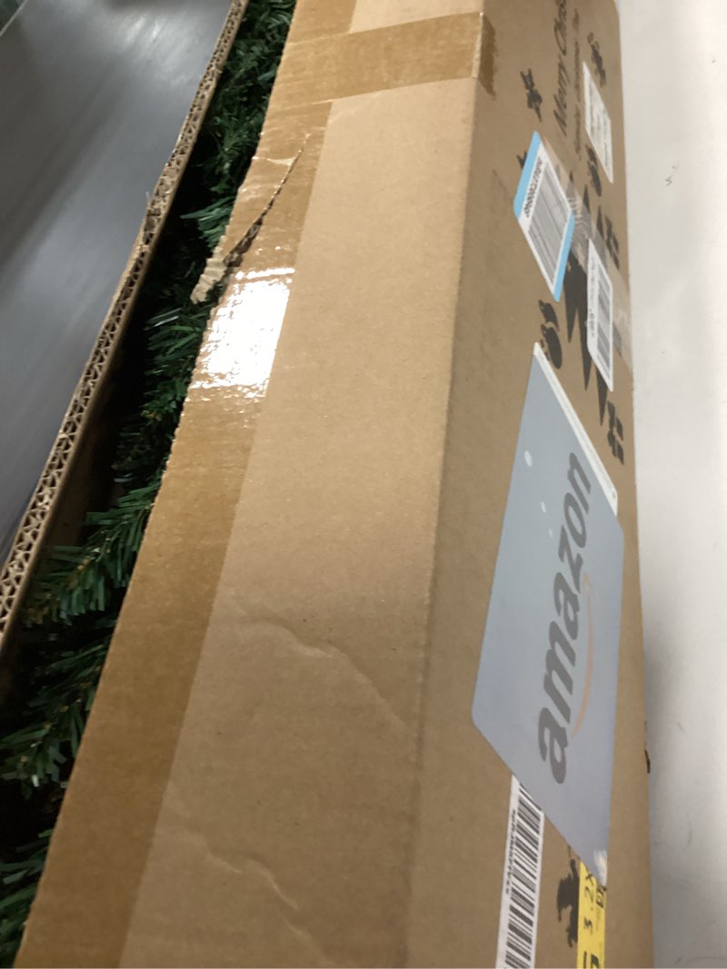 Condition photo showing New/Like New for 878 Tips Artificial Pencil Christmas Tree, 7ft Pure Xmas Pine Trees with Metal Stand Perfect for Christmas/Parties/Holiday Indoor Outdoor Decorations