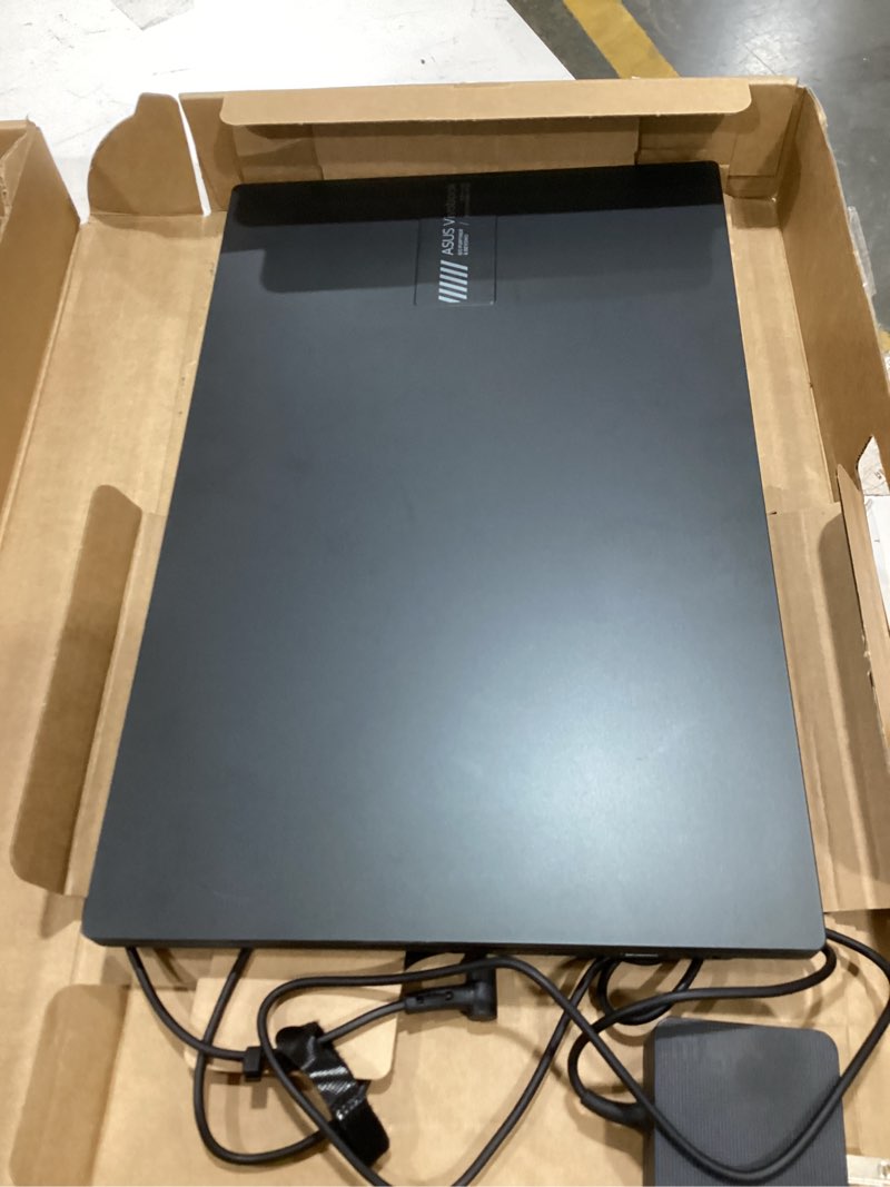Condition photo showing As Is for asus vivobook go 15.6” fhd slim laptop, amd ryzen 3 7320u quad core processor, 8gb ddr5 ram, 256gb ssd, windows 11 home, fast charging, webcam shield, military grade durability, black, e1504fa-ab34
