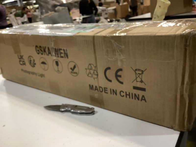 Condition photo showing New/Like New for led video light battery powered photography light portable handheld wand,dimmable 2800-5500k photo studio light kit with np-970 li-ion battery and stand for portrait, youtube,outdoor video lighting kit+np-f970 battery