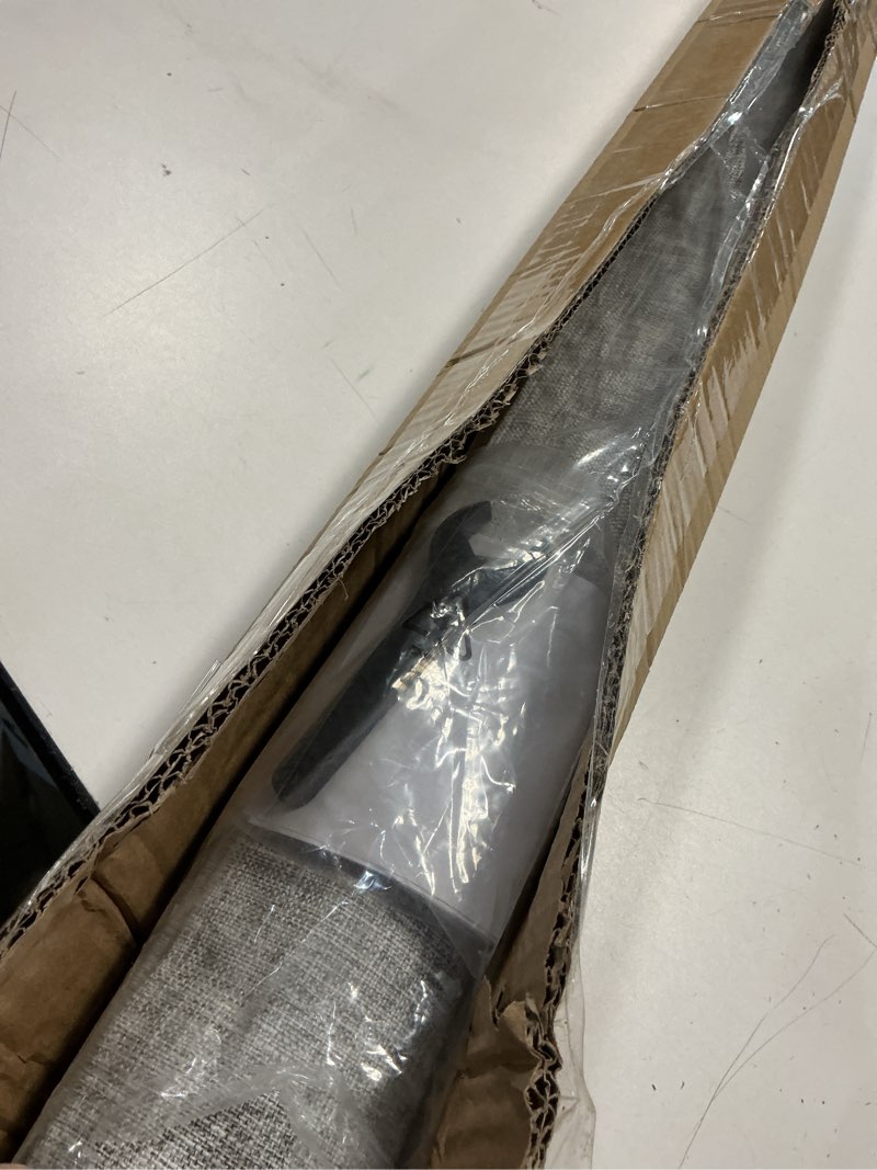 Condition photo showing Good Condition for lazblinds no tools no drill cordless roman shades for windows, blackout thermal insulated uv blocking window blinds, lightweight fabric blinds for indoor windows, 48" w x 60" h, blackout - grey grey 48" w x 60" h