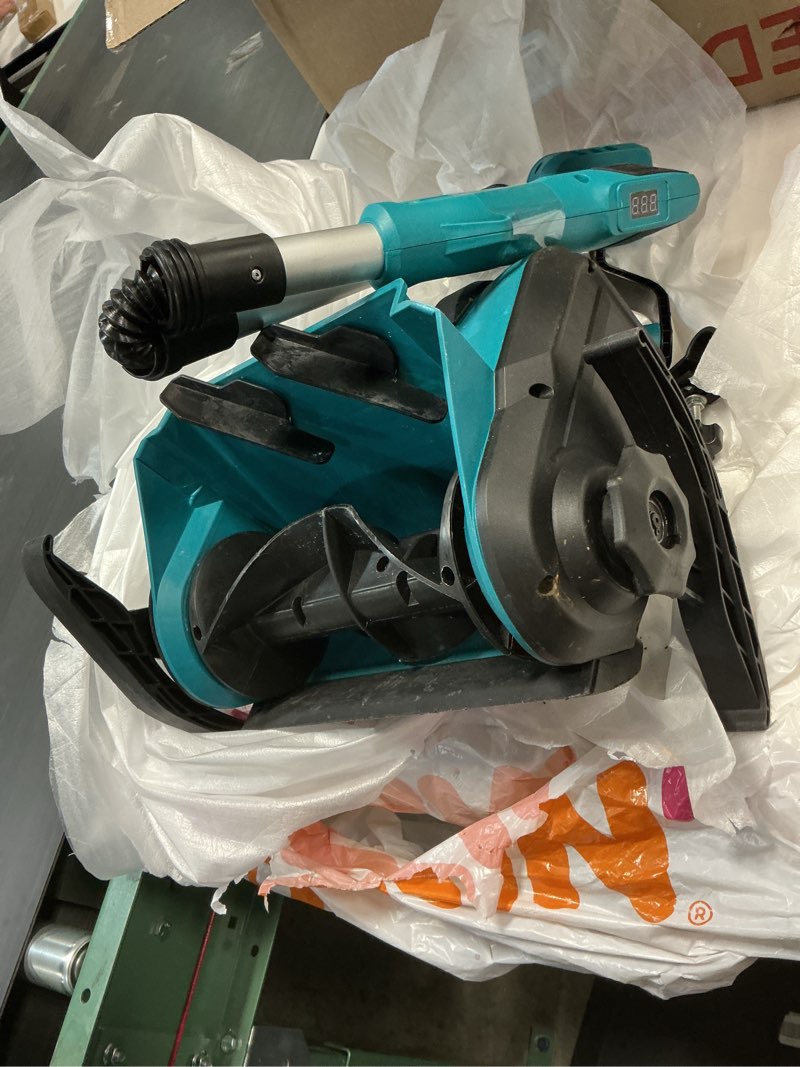 Condition photo showing As Is for Brushless Snow Shovel Compatible with Makita 18V Battery(Tool Only), 12” Cordles