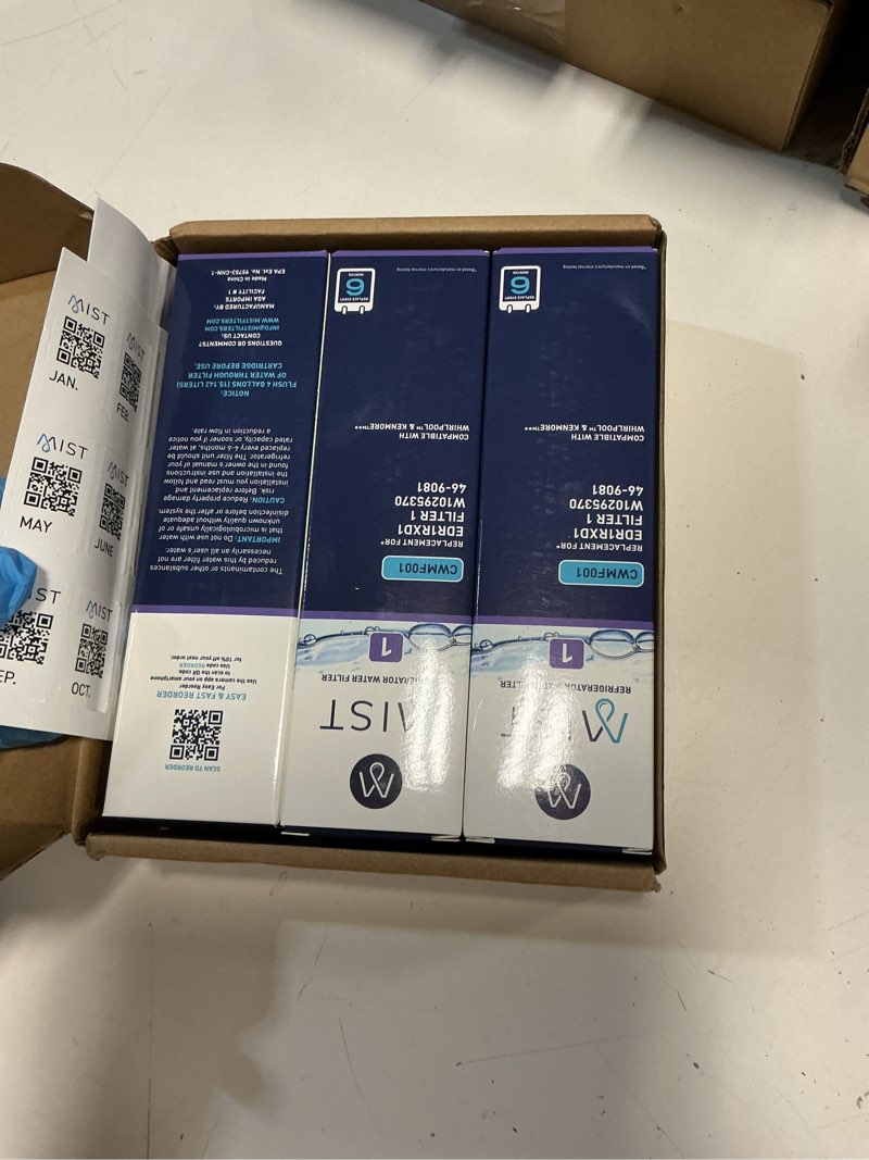 Condition photo showing New/Like New for w10295370a refrigerator water filter replacement for every drop filter 1, edr1rxd1, kenmore 46-9081 (3-pack)