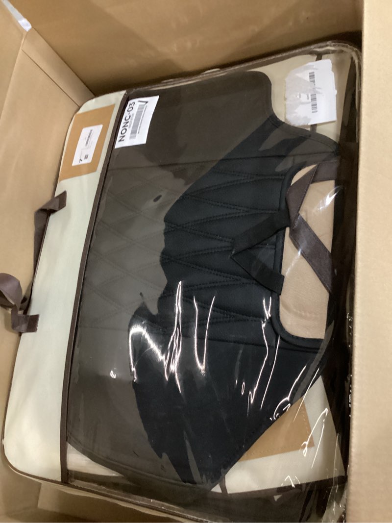 Condition photo showing New/Like New for FREESOO Black Car Seat Covers Full Set - Faux Nappa Leather Seat Covers for Cars, Ultra Breathable Waterproof Front Seats Protector with Lumbar Support, Universal Fit for Automotive Sedan SUVs Pickups Black Full Set - 5 Seats