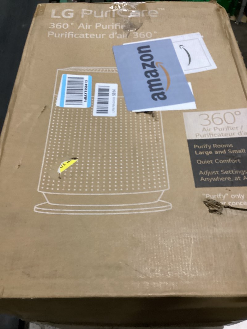 Condition photo showing Good Condition for lg puricare 360 air purifiers for home, large and small room, bedroom, up to 2,059 ft² in 1 hr with nanofiber true hepa filter, 360 degrees of filtration, wifi, air quality monitor, low noise