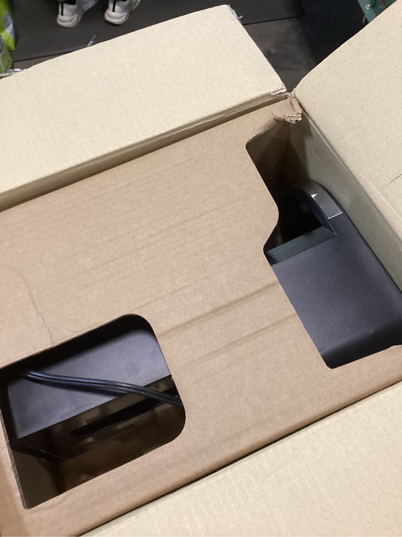 Condition photo showing item condition for Amazon Basics Single Serve Coffee Maker K-Cup, 14 Oz, Black & Stainless Steel Machine, 5.98"D x 9.44"W x 14.17"H