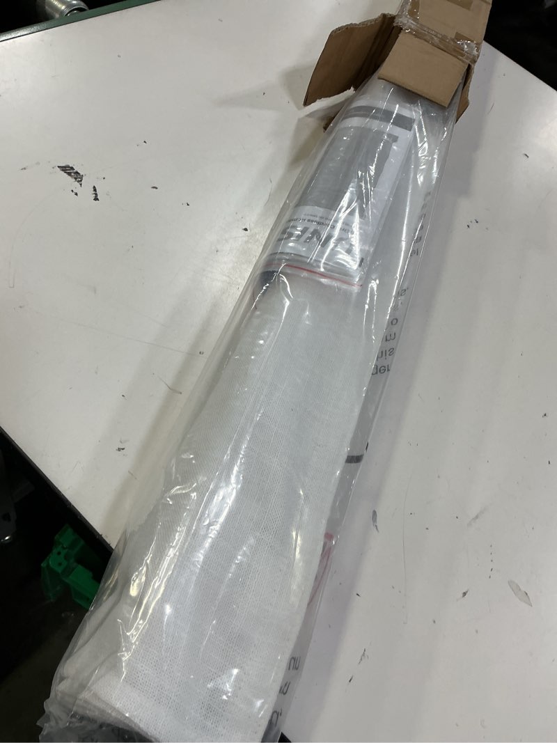 Condition photo showing Good Condition for no drill cordless roman shades for windows, 44" w × 64" h - light filtering - linen - white light filtering - linen - white 44" w × 64" h