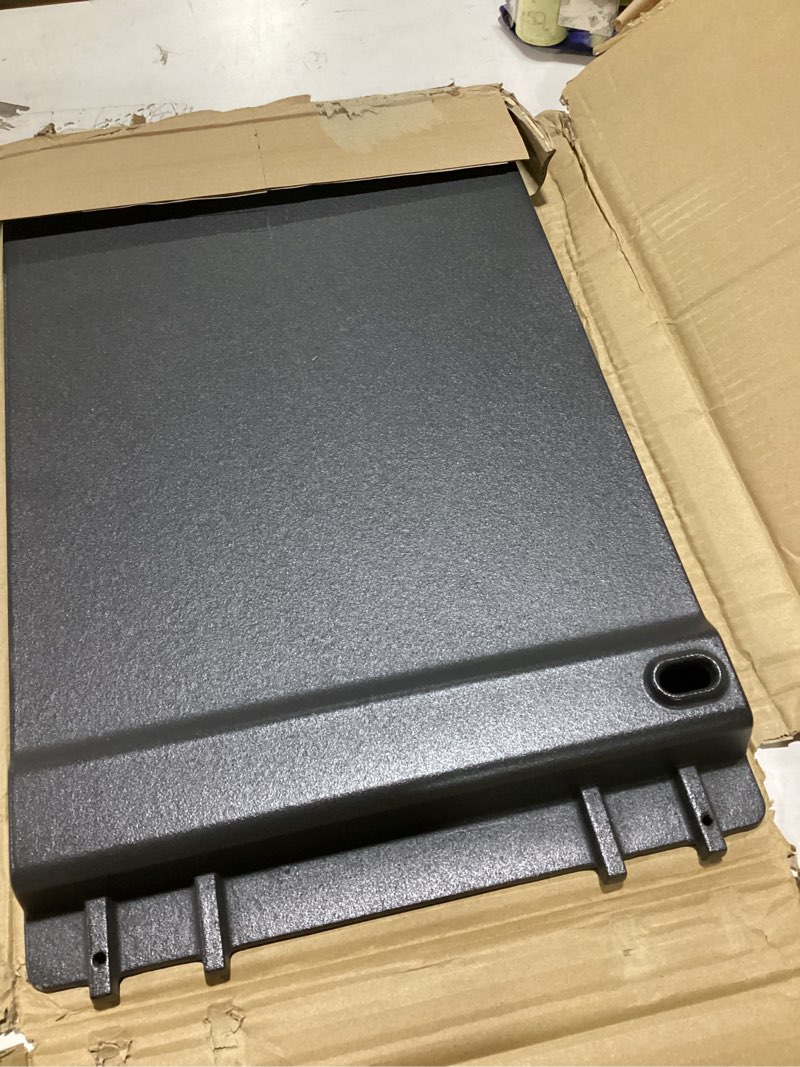Condition photo showing As Is for 7566 griddle replacement parts for weber genesis griddle e-310 e-330 s-330 grill parts weber genesis 300 series s-310 ep-310 e-320 s-320 ep-330 cast iron flat top replacement half cooking grates plate 19.4" x 12.5" x 2.1"