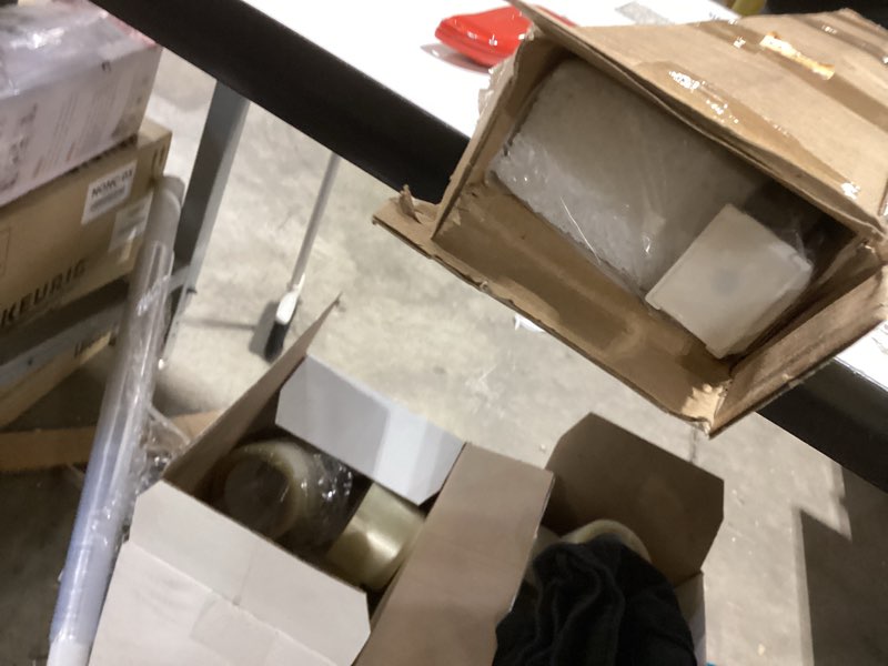 Condition photo showing Good Condition for lazblinds no drill blinds for indoor windows, blackout roller shades, cordless window blackout blinds, thermal insulated fabric uv protection for home and office, 30.5" w x 72" h, white blackout-white 30.5" w x 72" h