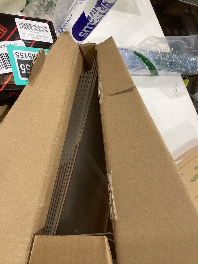 Condition photo showing Good Condition for 8x10 Gold Picture Frames, Clear Frameless Picture Frames, 6 Pack Acrylic Self Standing Photo Frames for Wedding Table Numbers, Restaurant Signs, Photos and Art Display 8x10''