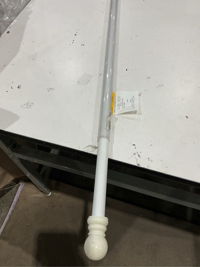 Condition photo showing As Is for style selections 5-ft white metal house flag pole