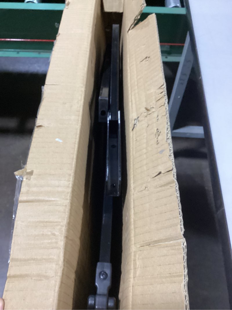 Condition photo showing As Is for Regalo Easy Step Extra Tall Walk Thru Baby Gate, Bonus Kit, Includes 4-Inch Extension Kit, 4 Pack of Pressure Mount Kit and 4 Pack of Wall Cups and Mounting Kit, Black Black 29-36.5"W x 36"H