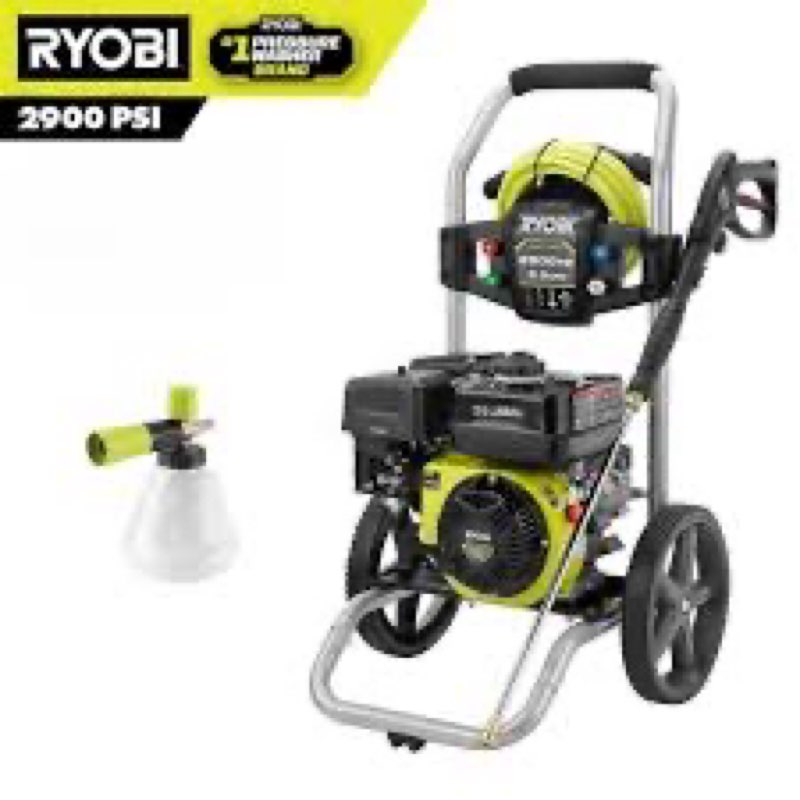 2900 PSI 2.5 GPM Cold Water Gas Pressure Washer with 212cc Engine and Premium Foamer