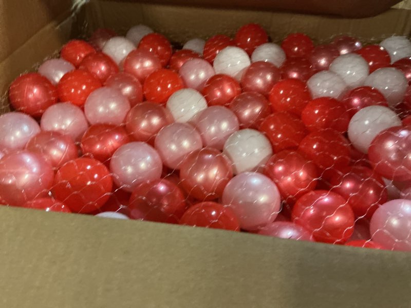 Condition photo showing Good Condition for starbolo ball pit balls for toddlers phthalate free bpa free non-toxic crush proof play balls for toddlers kids pool playhouse pack of 100 200 500 red 5colors 500 balls