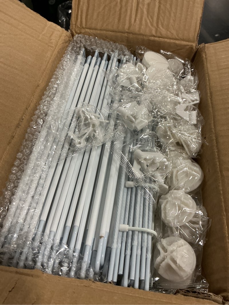 Condition photo showing Good Condition for Jomifin Shoe Rack Storage Cabinet with Doors, Key Holder, Portable Shoes Organizer, Expandable Standing Rack, Storage 32-64 Pairs Shoes, Boots, Slippers (2x8 tier) (White)