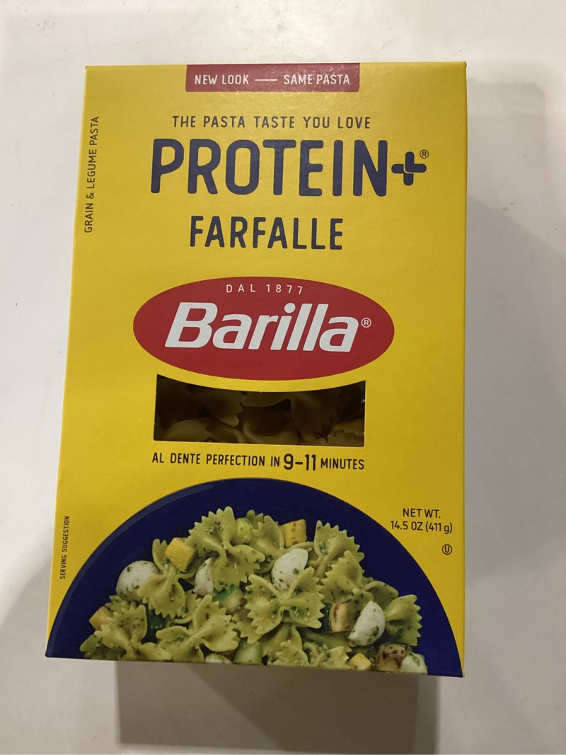 Barilla farfalle protein+ 10/1/26