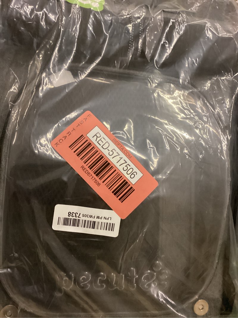 Condition photo showing Good Condition for pecute cat backpack carrier, large space cat bubble backpack, breathable cat carrier, shaded dog backpack carrier, ergonomic 3d design for travel, hiking, walk, suitable for shopping, car, vet, gray gray 12.6"l x 10.2"w x 16.5"h