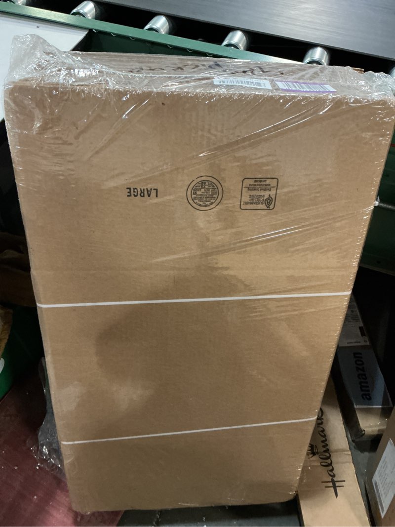 Condition photo showing New/Like New for Amazon Basics Cardboard Moving Boxes for Packing and Shipping, Large Size, 20" x 20" x 15", Brown, 12-Pack Large, 12-Pack