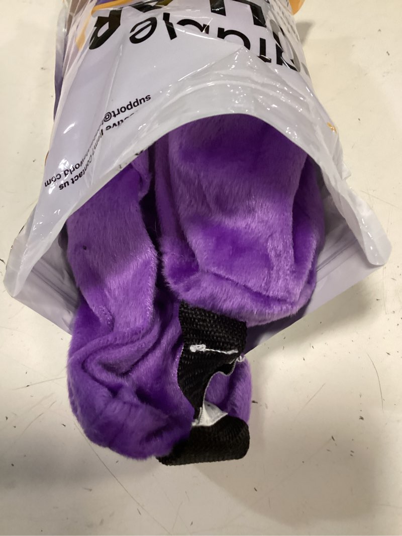 Condition photo showing As Is for bencmate inflatable dog cone collar alternative, soft dog cone for small medium large dogs and cats, neck recovery ecollar donut collar after surgery (large+, purple) purple large+ [neck:16"-18"]