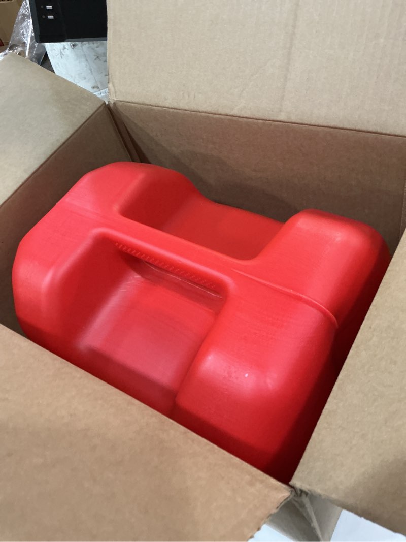 Condition photo showing Good Condition for scepter fscg552 fuel container with spill proof spout with bonus spout extender, rear handle red gas can, 5 gallon red gas can 5 gallon container