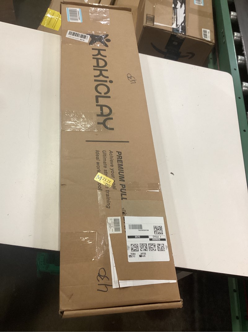 Condition photo showing New/Like New for 2026 upgrade multi-grip pull up bar with smart larger hooks technology - usa original patent, designed, shipped, warranty
