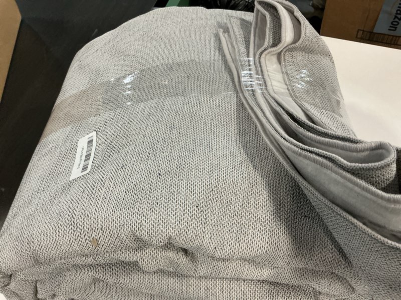 Condition photo showing As Is for 8x10 area rugs for living room, soft washable rug non-slip & stain resistant, low pile large carpet for bedroom dining room kitchen farmhouse office home decor, light grey light grey 8x10feet
