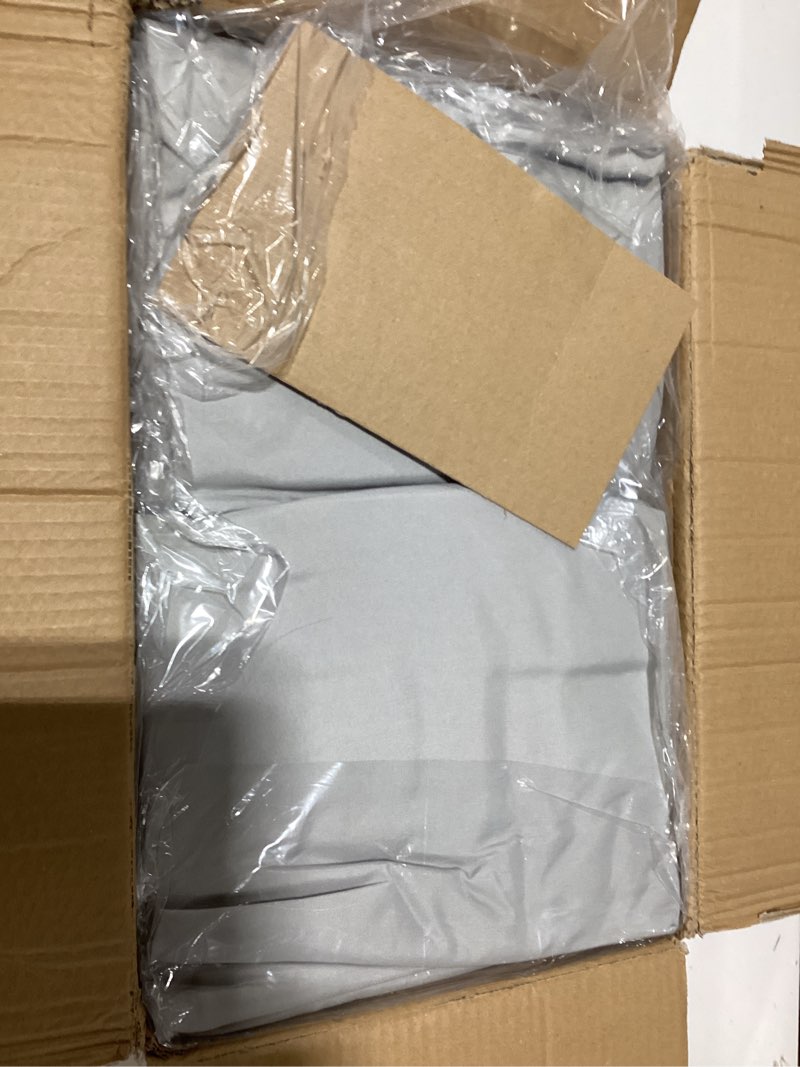 Condition photo showing As Is for Bulk Case Pack of 20 Flat Sheets - (20) Twin XL Size Hotel Quality Top Flat Bed Sheets Only - Wholesale Bulk Bedding for Hotels, Spas & Airbnbs - Breathable and Wrinkle Free - (Twin XL, Light Grey) Twin XL (Pack of 20) Light Grey