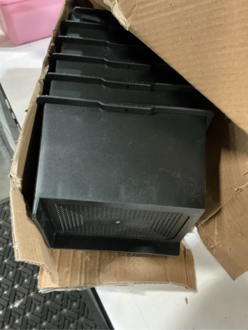 Condition photo showing New/Like New for bed risers 6 inch heavy duty, oversized furnitures risers 6 inch support 6000 lbs, bed table rising blocks, fits for couch, sofa, chair, furniture lifts 6 pack?black 6'' 6 pack? 6 inch black 6 pack
