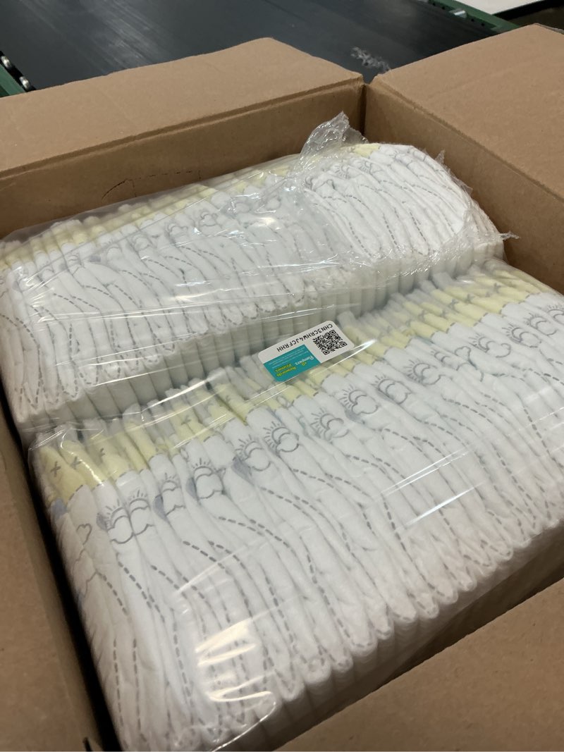 Condition photo showing Good Condition for pampers swaddlers diapers, size 1 (8-14 lbs), 198 count, absorbent, keeps baby dry and comfortable, skin safe disposable baby diaper (packaging may vary)