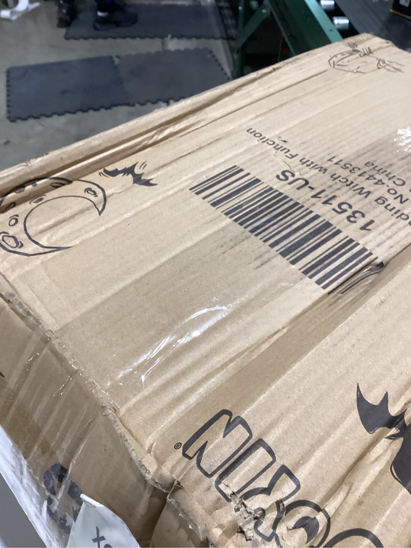 Condition photo showing New/Like New for JOYIN 65" Halloween Animatronics Witch Decorations Outdoor with LED Eyes and Creepy Sound, Scary Life Size Animated Decor for Haunted House Lawn Yard