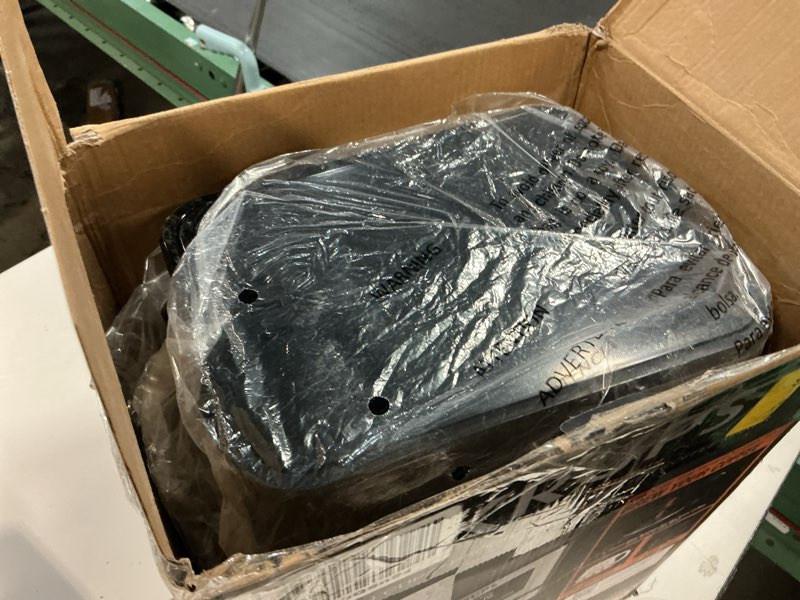 Condition photo showing As Is for KRUPS Simply Brew: Stainless Steel and Glass Carafe 12 Cup Drip Coffee Maker, Programmable with Digital Display, Dishwasher Safe, Drip Free Coffee Machine, Black and Silver 12-Cup Glass