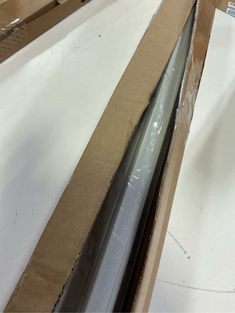 Condition photo showing Good Condition for lazblinds no tools no drill cordless cellular shades, blackout light blocking honeycomb shades for home, thermal insulation blinds for windows, 46" w x 64" h, white blackout-white 46" w x 64" h