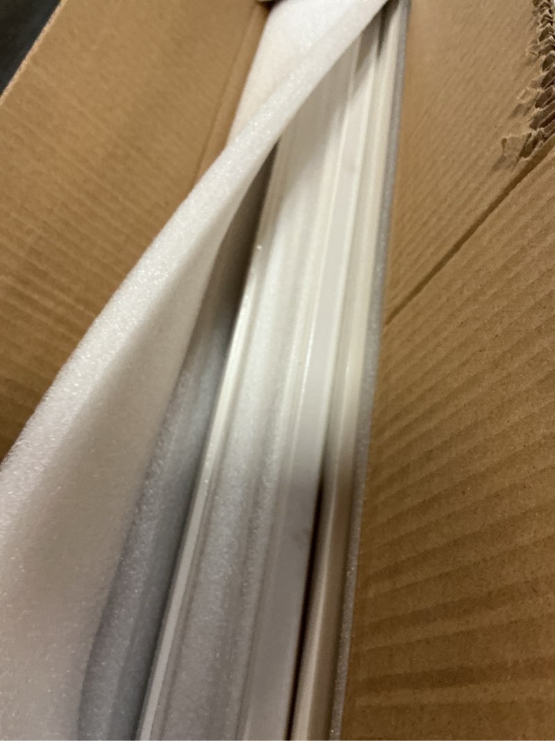 Condition photo showing Good Condition for art3d ceiling crown molding trim 10-pack 47ft, high impact polystyrene decorative ceiling moulding - installed with glue, white white-2