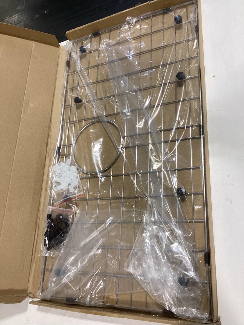 Condition photo showing New/Like New for serene valley 26-1/4" x 14-1/4" sink protector, rear drain with corner radius 3/8", nlw2715r