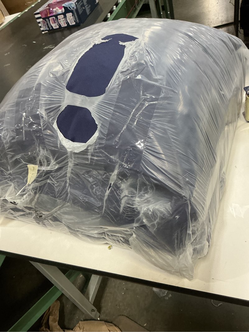 Condition photo showing Good Condition for ((similar only 2 pc))miulee navy outdoor seat cushion 24x24 inch waterproof & 3 year fade resistant deep seat and back cushion for patio furniture chair sofa couch with handle and adjustable straps navy 24 x 24 x 4 inch