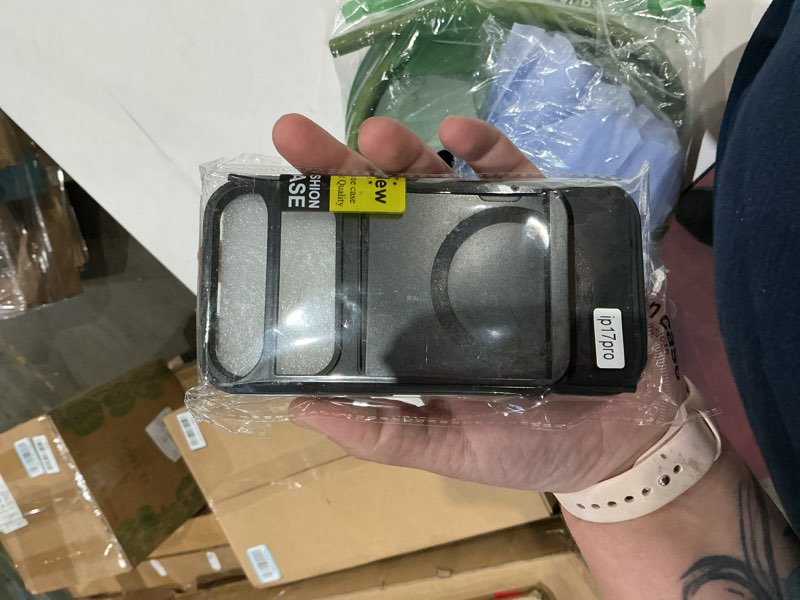 Condition photo showing New/Like New for harusakiiphone 17 pro wallet case with hidden card slot - wireless charging compatible iphone 17 pro case with card holder for men and women (black)