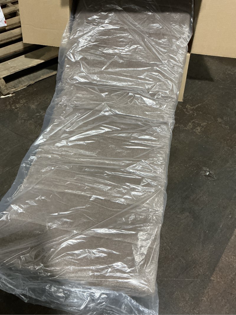 Condition photo showing New/Like New for hearth & harbor upholstered queen headboard - easy assemble channel stitched headboard queen size - wall mounted headboards with 3d soundproof wall panels peel & stick floating headboards, mocha queen 04-mocha brown