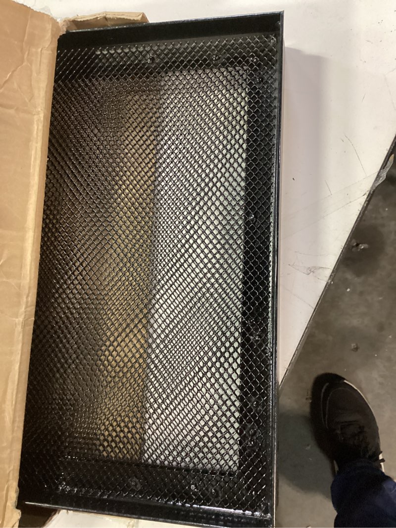 Condition photo showing Good Condition for landhoow 55 gallon screen cover for hinged door pet reptile terrarium screen cover large reptile terrarium fish tank lid with center hinge