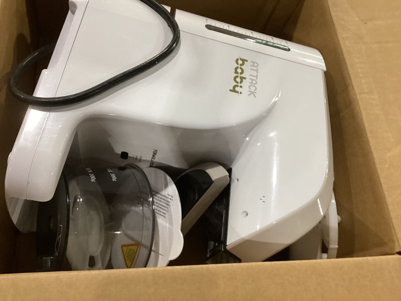 Condition photo showing As Is for formula maker machine - upgraded accurate wifi formula dispenser with inbuilt sensors to prevent malnutrition - instant heating & automatic mixing - quick warm bottle (white)