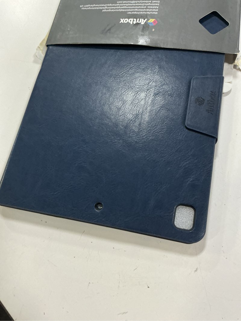 Condition photo showing Good Condition for antbox case for ipad air 11-inch m4/m3/m2 (2026/2025/2024), ipad air 5th/4th generation 10.9'' vegan leather with pencil holder typing angle auto sleep/wake muti-stand (blue)